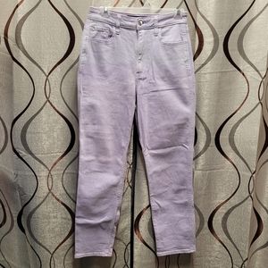 Lavender Purple Hollister Ultra High Rise Mom Jeans